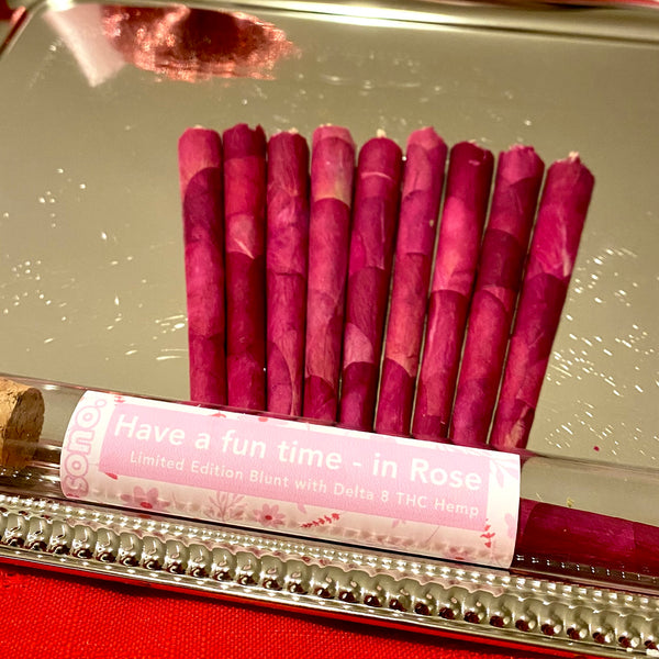 Have a Fun Time - in Rose | Limited Edition Rose Blunt with Delta 8 THC Hemp