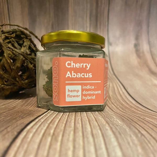 Hemp Flower | Cherry Abacus | Indica-Dominant Hybrid | 3.5g / 7g