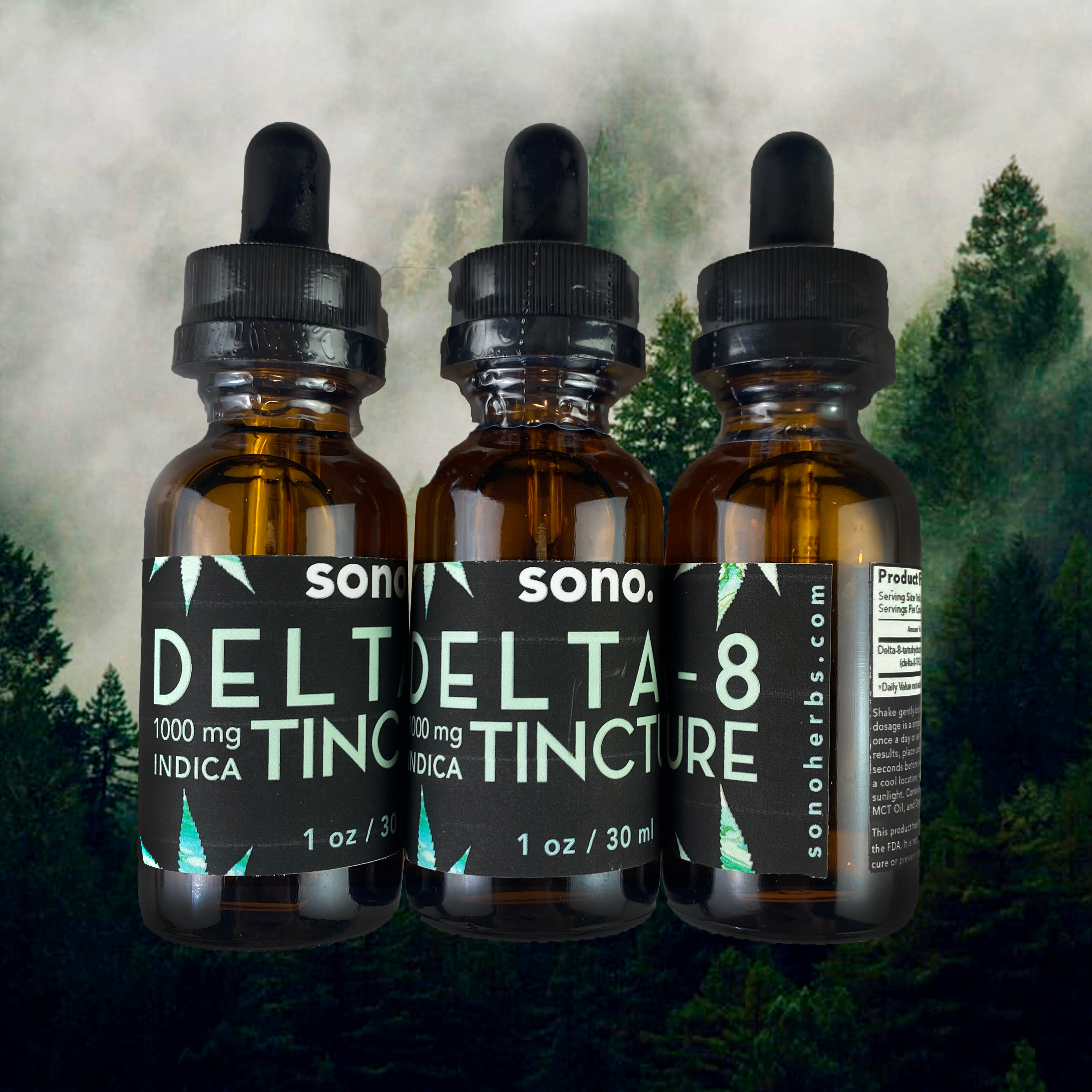 Delta 8 Tincture | 1000 mg Delta 8 THC | Indica or Sativa