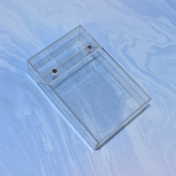 Transparent Glitter Herbal Cigarette Case | Prerolls and Accessories Container