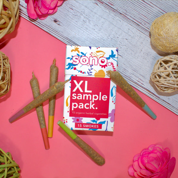 XL Sample pack. | 15-pack Herbal Smokes | 5 Blends to Sample