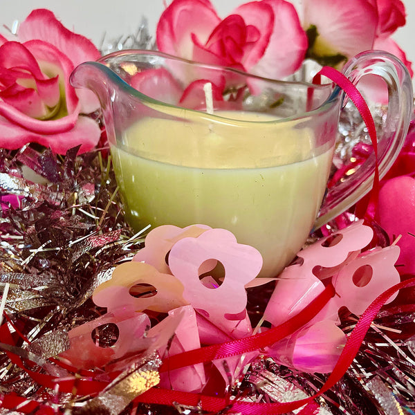 Pour Love Massage Candle | Sandalwood & Vanilla Scent | Natural Soy, Shea, Cocoa, Almond