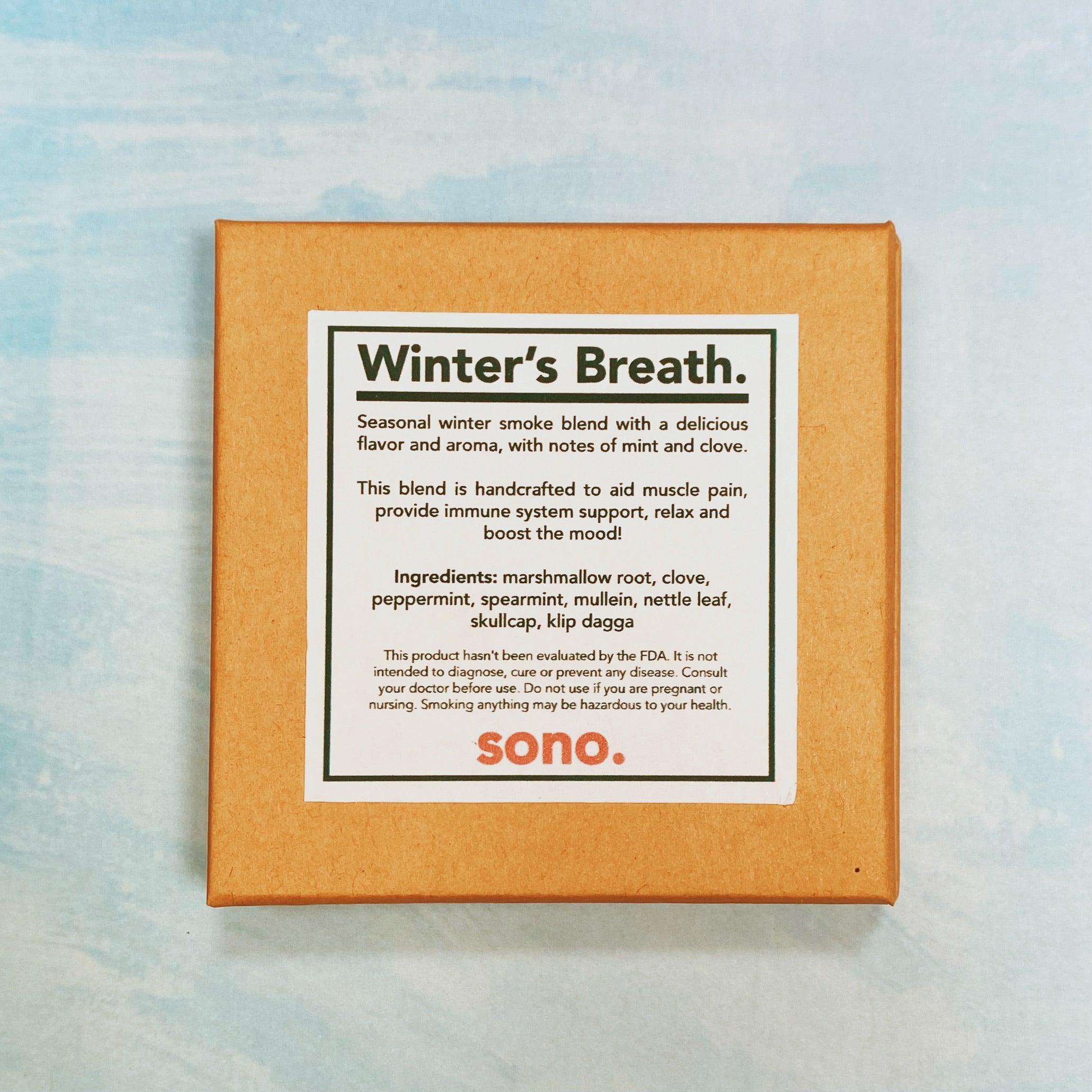 Winter’s Breath. | 10 Smokes w/ Optional D8 THC | Limited Edition Winter Blend