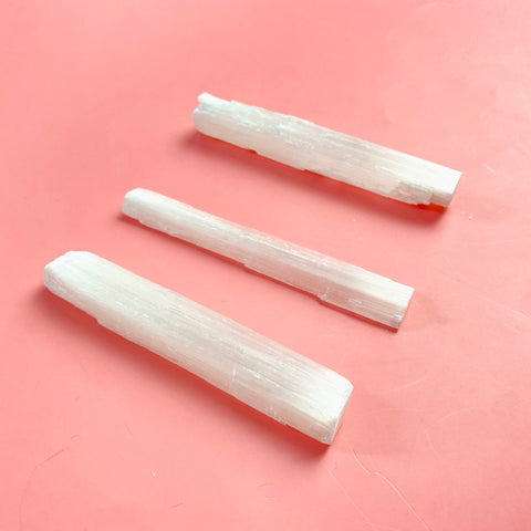 Selenite Wand | Protective + Cleansing | 4 Inches