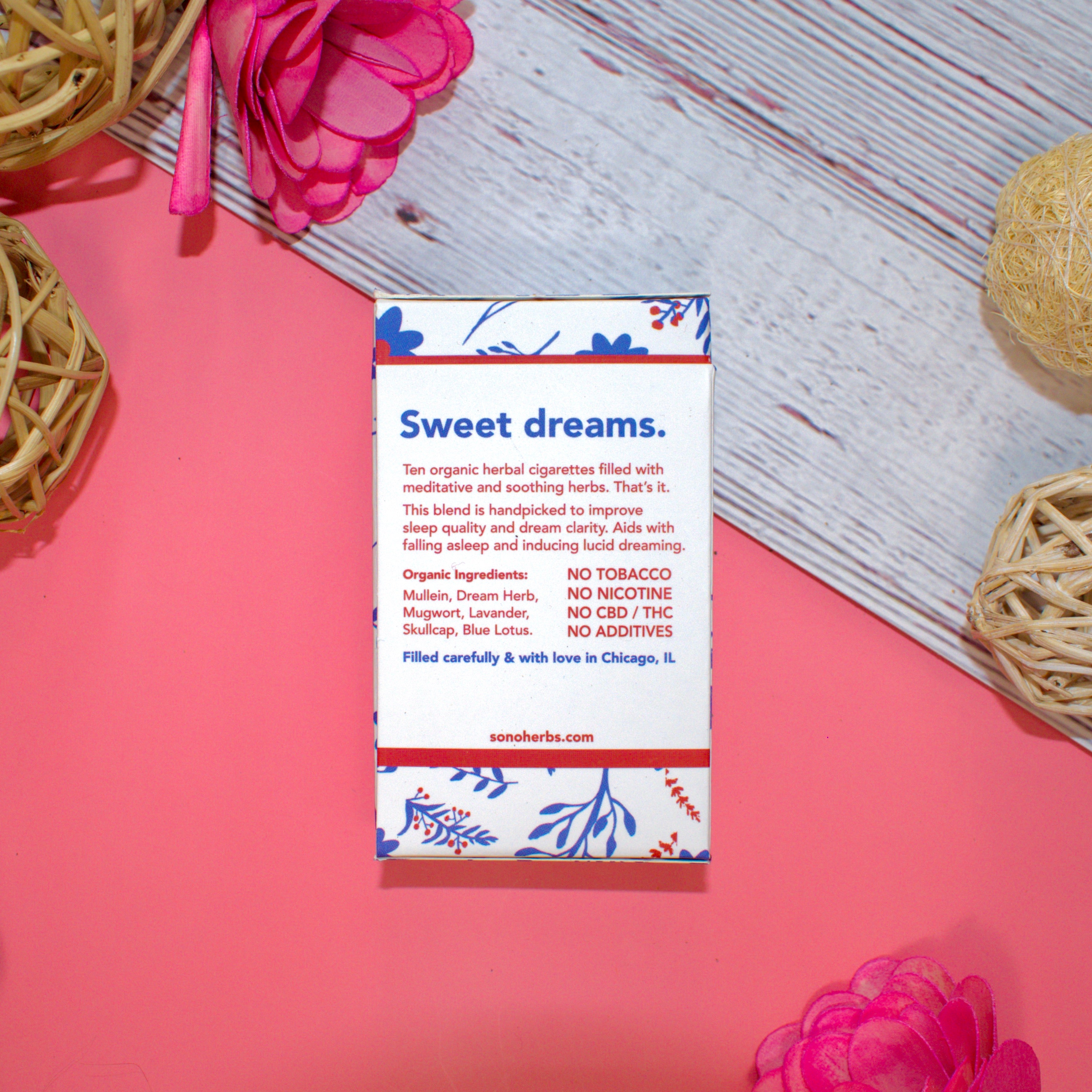 Sweet Dreams. | 10-pack Herbal Smokes | Dream Blend